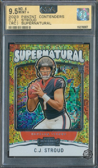 GRA graded trading card slab