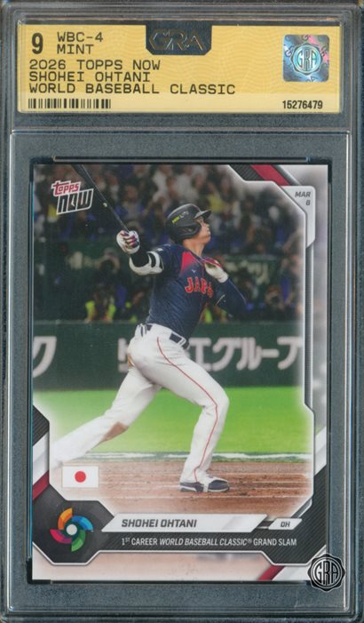 GRA graded trading card slab