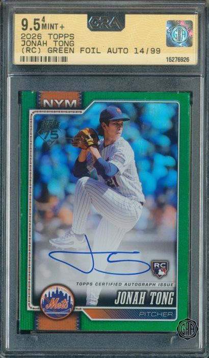 GRA graded trading card slab