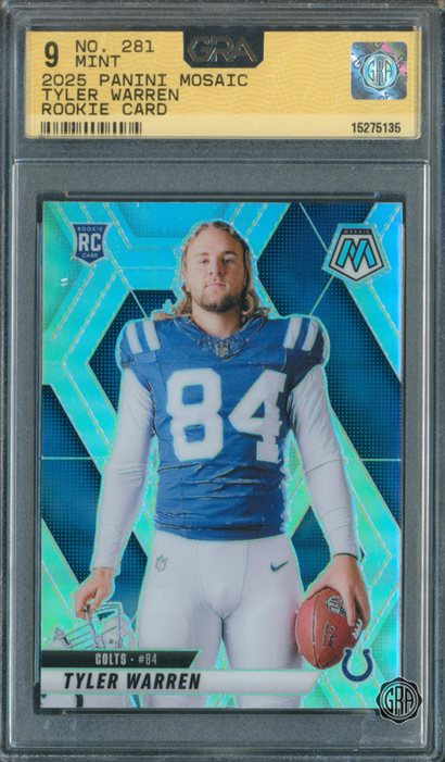 GRA graded trading card slab